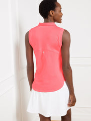 PIQUÉ POLO TANK | Talbots on sale