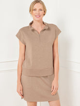 AIRKNIT STRETCH HALF-ZIP PULLOVER | Talbots near me