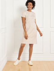 AIRKNIT STRETCH BUNGEE WAIST DRESS | Talbots on sale
