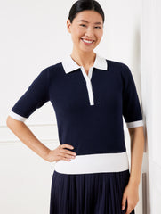 COOLMAX® POLO SWEATER | Talbots outlet
