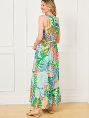 FIT & FLARE DRESS - PARADISE FOLIAGE | Talbots on sale