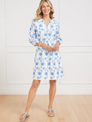 DANCING EYELET PUFF SLEEVE DRESS | Talbots near me