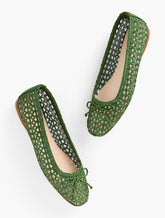 BLAINE SOFT SOLE LOOPY WOVEN BALLET FLATS | Talbots sale