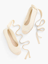 IZZY CROCHET ESPADRILLE FLATS | Talbots near me
