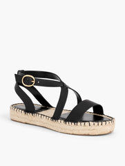 HESTER NAPPA ESPADRILLE SANDALS | Talbots outlet