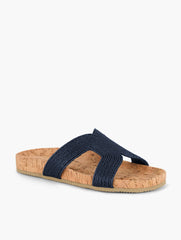 MALIA WOVEN RAFFIA SLIDES | Talbots US