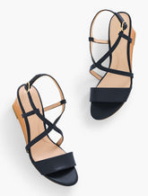 ROYCE NAPPA WEDGE SANDALS | Talbots US