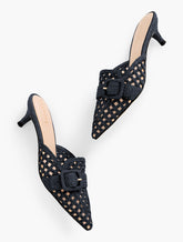 SYLVIE WOVEN RAFFIA MULES | Talbots near me