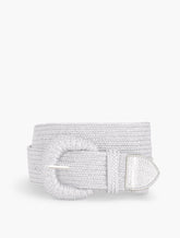 STRETCH WOVEN RAFFIA BELT | Talbots near me