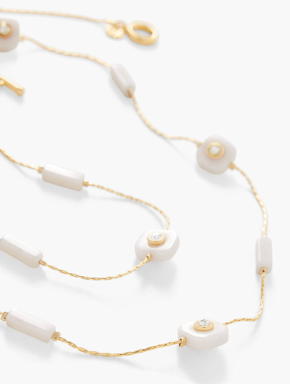 FLOATING GEO STONES CONVERTIBLE NECKLACE | Talbots US