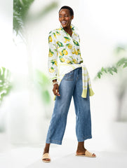MODERN CLASSIC SHIRT - LUSCIOUS LEMONS | Talbots sale