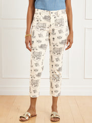 STRAIGHT CROP JEANS - ROMANTIC VIEWS | Talbots outlet