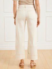 STRAIGHT ANKLE CUFF JEANS | Talbots US