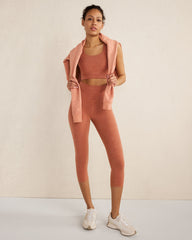 BALANCE HEATHER CAPRI LEGGINGS | Talbots discount