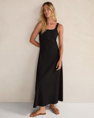 ORGANIC COTTON RIB KNIT MAXI DRESS | Talbots sale