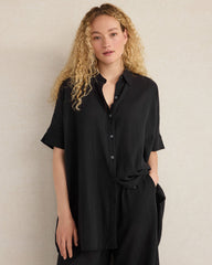 ORGANIC COTTON CRINKLE GAUZE BUTTON DOWN | Talbots for sale