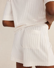 COTTON WIDE RIB SHORTS | Talbots US