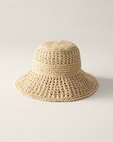 RAFFIA CROCHET BUCKET HAT | Talbots on sale