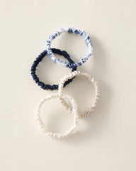 WASHABLE SILK HAIR TIES — TIE DYE MULTI | Talbots on sale