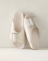 LEATHER BUCKLE SLIDES | Talbots US