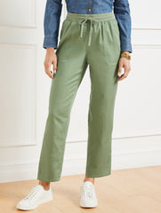 STRAIGHT ANKLE RELAXED PULL-ON PANTS | Talbots near me