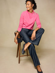 BOOT LEG PANTS - REFINED DENIM | Talbots outlet
