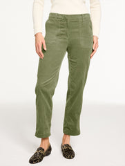 TAPERED ANKLE STRETCH CORDUROY PANTS | Talbots on sale