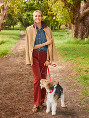 STRAIGHT LEG PULL-ON CORDUROY PANTS | Talbots sale
