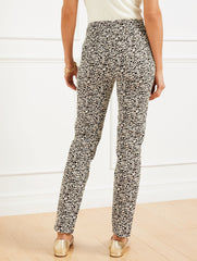 TALBOTS CHATHAM SLIM ANKLE PANTS - BOLD CHEETAH | Talbots online