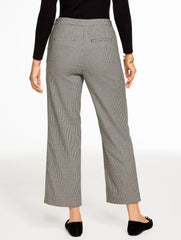 SLIM WIDE ANKLE PANTS - HARVEST HOUNDSTOOTH | Talbots online