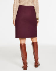 TWILL A-LINE SKIRT | Talbots near me