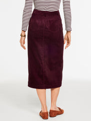 CORDUROY MIDI SKIRT | Talbots sale