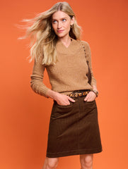 CORDUROY A-LINE SKIRT | Talbots on sale