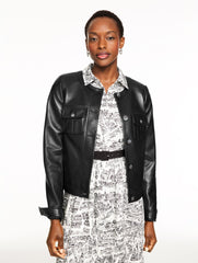 LEATHER LADY JACKET | Talbots near me