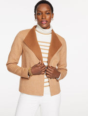 DOUBLE FACE WOOL BLEND JACKET | Talbots discount