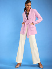 TIE WAIST WOOL BLEND JACKET | Talbots online