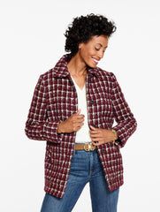 BRONTE MULTICHECK COAT | Talbots for sale