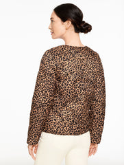QUILTED REVERSIBLE JACKET - ALLOVER ANIMAL | Talbots online