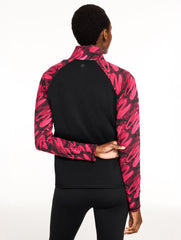 PERFORMANCE COMPRESSION HALF ZIP PULLOVER - BRUSHED LINES | Talbots online