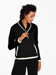 COZY CLOUD SHAWL COLLAR PULLOVER | Talbots for sale