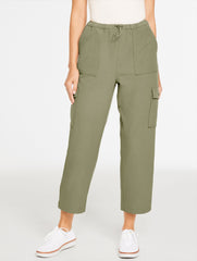 STRETCH WOVEN CARGO PANTS | Talbots discount