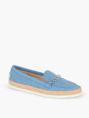 ANDI DENIM ESPADRILLE LOAFERS | Talbots on sale