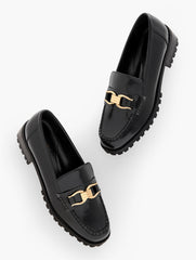 GIANNA LEATHER LOAFERS | Talbots online
