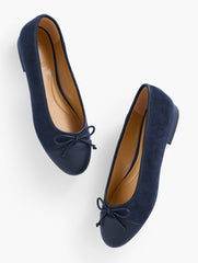 MADISON VELVETEEN BALLET FLATS | Talbots sale
