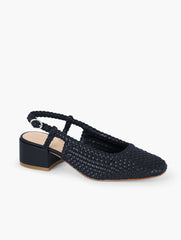 MARLOW WOVEN SLINGBACK FLATS | Talbots sale