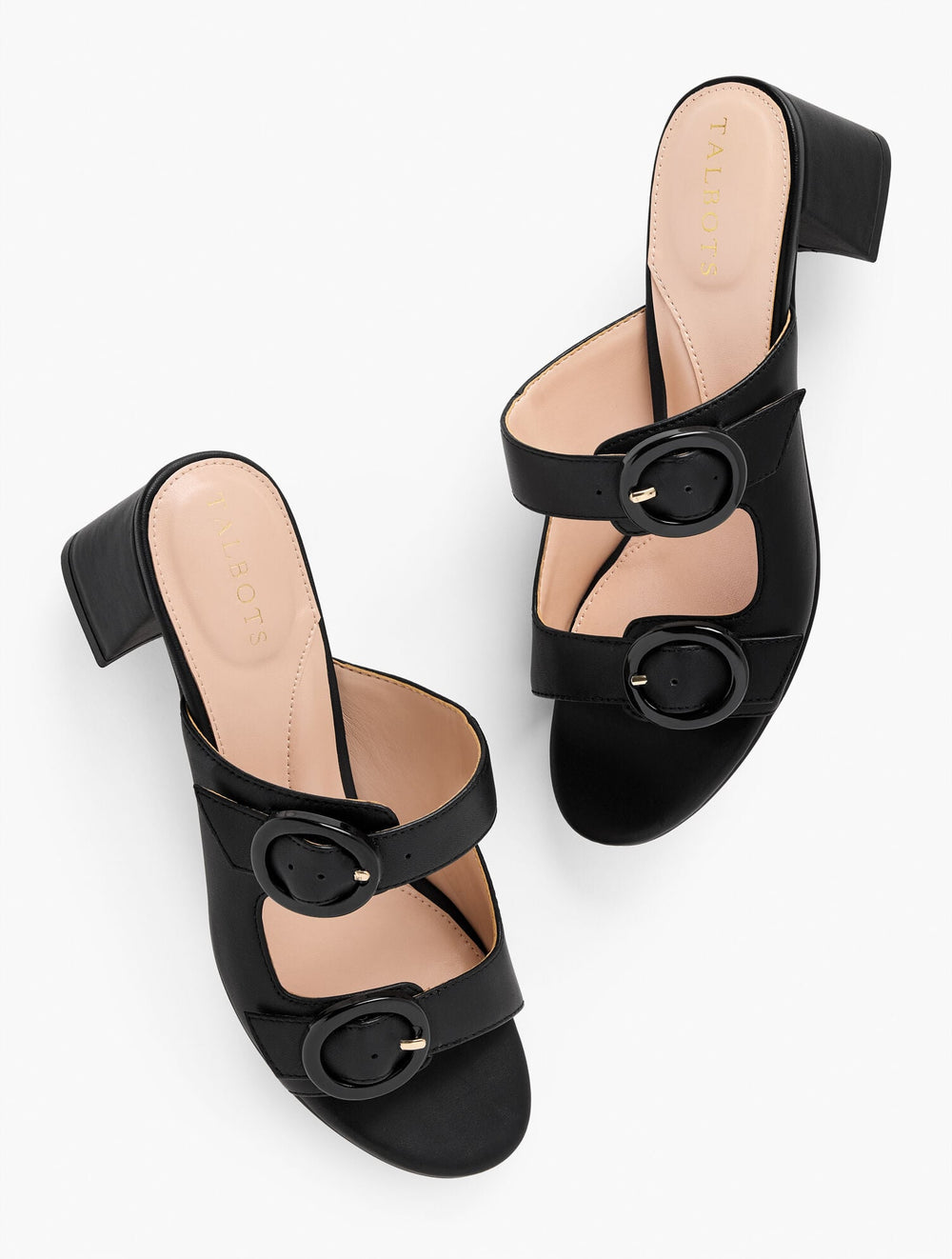 MILLIE STRAPS VACHETTA BLOCK HEEL SANDALS | Talbots for sale