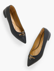 SCARLET CUT OUT NAPPA FLATS | Talbots US