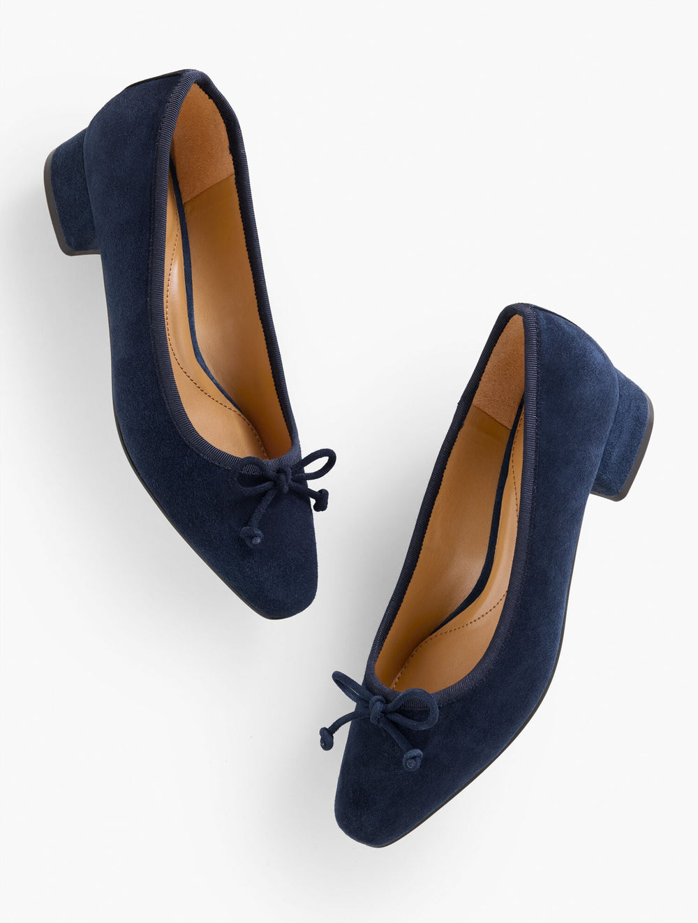 VANESSA SUEDE BLOCK HEEL PUMPS | Talbots near me