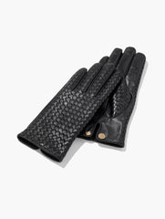 WOVEN LEATHER GLOVES | Talbots online