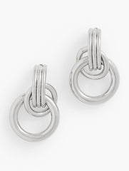 INTERLOCK SCULPTURAL EARRINGS | Talbots discount